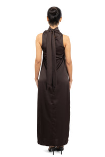 MOCHA High-Neck Dress